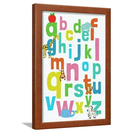  Alphabet  Framed Print Wall Art  Walmart  com