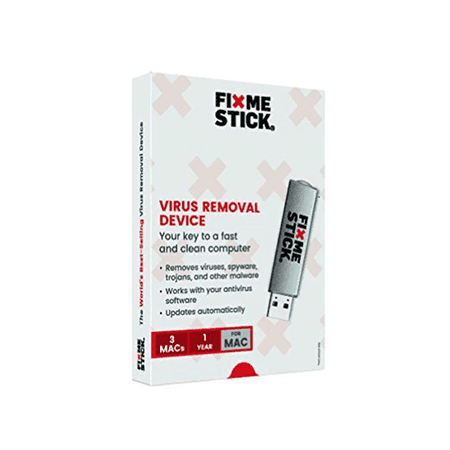FixMeStick Virus Removal Device for Mac 3 Device 1 year (Best Virus Removal For Iphone)