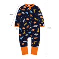 thumbnail image 3 of Combinaison Bébé Sans Pieds avec Fermeture Éclair Simple Barboteuse Manches Longues pour Bébé, 3 of 10