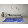 thumbnail image 3 of Ahgly Company Indoor Rectangle Oriental Blue Industrial Area Rugs, 2' x 3', 3 of 4