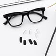 thumbnail image 3 of Miangastore 20 Pairs Silicone Rectangular Nose Pads for Eyeglass Nose Piece for Glasses Eyeglass Nose Pads Silicone Anti-Slip Eyeglass Nose Pads Replacement, 3 of 8