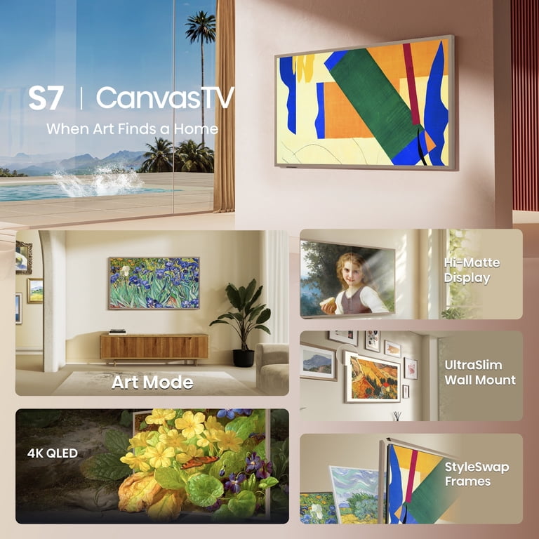 Hisense, 75-Inch QLED 4K Smart TV, 75S7N, Dolby Vision HDR