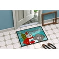 thumbnail image 4 of Carolines Treasures BB1879JMAT Snowman With Silver Gray Poodle Indoor & Outdoor Mat- 24 x 36 in., 4 of 4