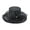 Black, variant on Bucket Hats for Women 90s Women Church Cap Wide Brim Cloth Flower Temperament Foldable Rhinestones Buckle Hat for Wedding