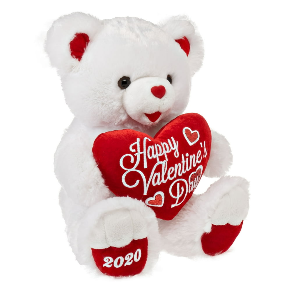 Way To Celebrate White Sweetheart Teddy Bear 2020