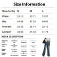 thumbnail image 3 of Xyxonk Womens Jeans High Waisted Wide Leg Lounge Pants Spring Work Stretchy Trousers with Pocket 2025 Fashion Pants，Dark Blue S, 3 of 7