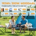 thumbnail image 6 of PryMAX Portable Power Station 300W (Peak 600W), Solar Generator, Inverter Backup Battery Charger Supply w/ AC Outlet for Home Blackout, Camping, Travel, CPAP, 6 of 10