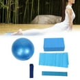 thumbnail image 1 of Yoga Starter Set, Yoga Essentials Equipment Kit Portable Home Gym Exercising Tool Impact Resistance  for Yoga Exercise, 1 of 8