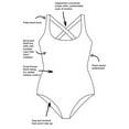 thumbnail image 3 of Swimsuits for All Women's Chlorine Resistant Crossback One Piece Swimsuit, 3 of 3