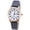 Black, variant on Simple Style White Back Multi-Colour Selectable Watches Ladies Digital Quartz Watches Imitation Leather Watches
