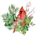 thumbnail image 2 of Parker, Jennifer Paxton 12x12 White Modern Wood Framed Museum Art Print Titled - Cardinal Holly Christmas I, 2 of 4