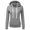 Gray, variant on IROINNID Women's Long Sleeve Hoodie Mid-Length Solid Color Stylish Ladies Pocket Sweatshirt Tops Shirt, Gray