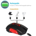 thumbnail image 2 of Mouse Gamer Zerodate Inalámbrico 4800 DPI 7 Botones -Negro, 2 of 4