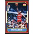 thumbnail image 2 of Michael Jordan Autographed Framed 1986 Fleer Rookie Card #57 Blow Up Poster Chicago Bulls UDA Holo #BAM307260, 2 of 5