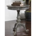 thumbnail image 1 of Uttermost Table d'Appoint en Bois de Sapin Récupéré Cadey en Charbon Poussiéreux, 1 of 2