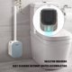 thumbnail image 1 of Cepillo de baño flexible de cabeza plana Sin perforación TPR Cepillo de baño Herramienta de limpieza de baño, 1 of 8