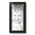thumbnail image 2 of ArtToFrames 6x13 inch Black Velvet with Gold Picture Frame, Black MDF Poster Frame (4690), 2 of 7