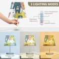 thumbnail image 5 of Cute Cats LED Desk Lamp Table Lamp USB Bedside Nightstand Small Lamp for Bedroom Living Room Kids Room, 5 of 8