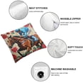 thumbnail image 6 of Kentucky Horse Race Pillow Covers Horse Racing Competition Red Roses Jockeys Decorative  Rustic Farmhouse Pillow CasesParty Home Decor for Sofa Couch Outdoor, 6 of 7