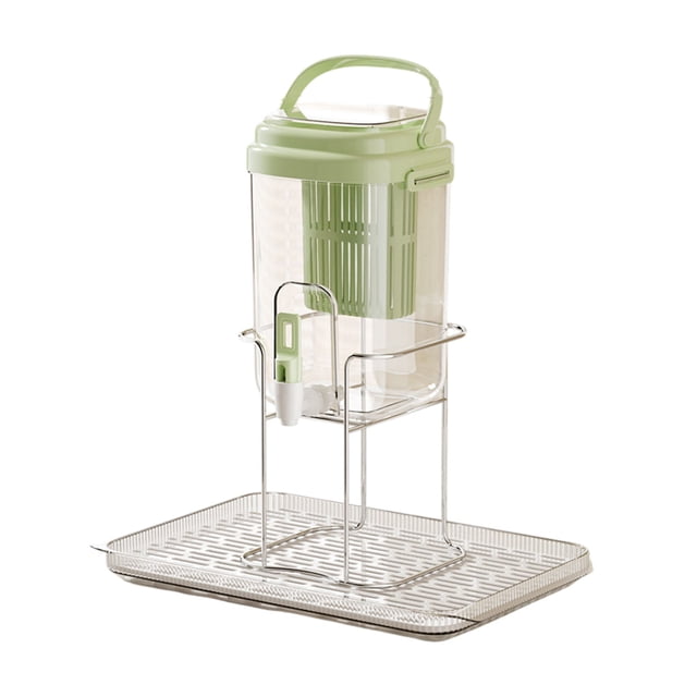 Refrigerator Cold Water Bottle with Faucet 2000ml Large Capacity Beverage Dispenser for Fruit Tea Iced Drinks