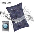 thumbnail image 5 of KLL Watercolor Indigo Pillow Covers Envelope Closure,Super Soft and Cozy Fuzzy Fleece Pillow Case Cover (No pillow core）, 5 of 5