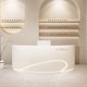thumbnail image 1 of Beauty Salon Reception Desk Modern Cashier Table Counter Restaurant Checkout Cabinet Console Comptoir Caisse Office Furniture My Lux Decor Round, 1 of 5