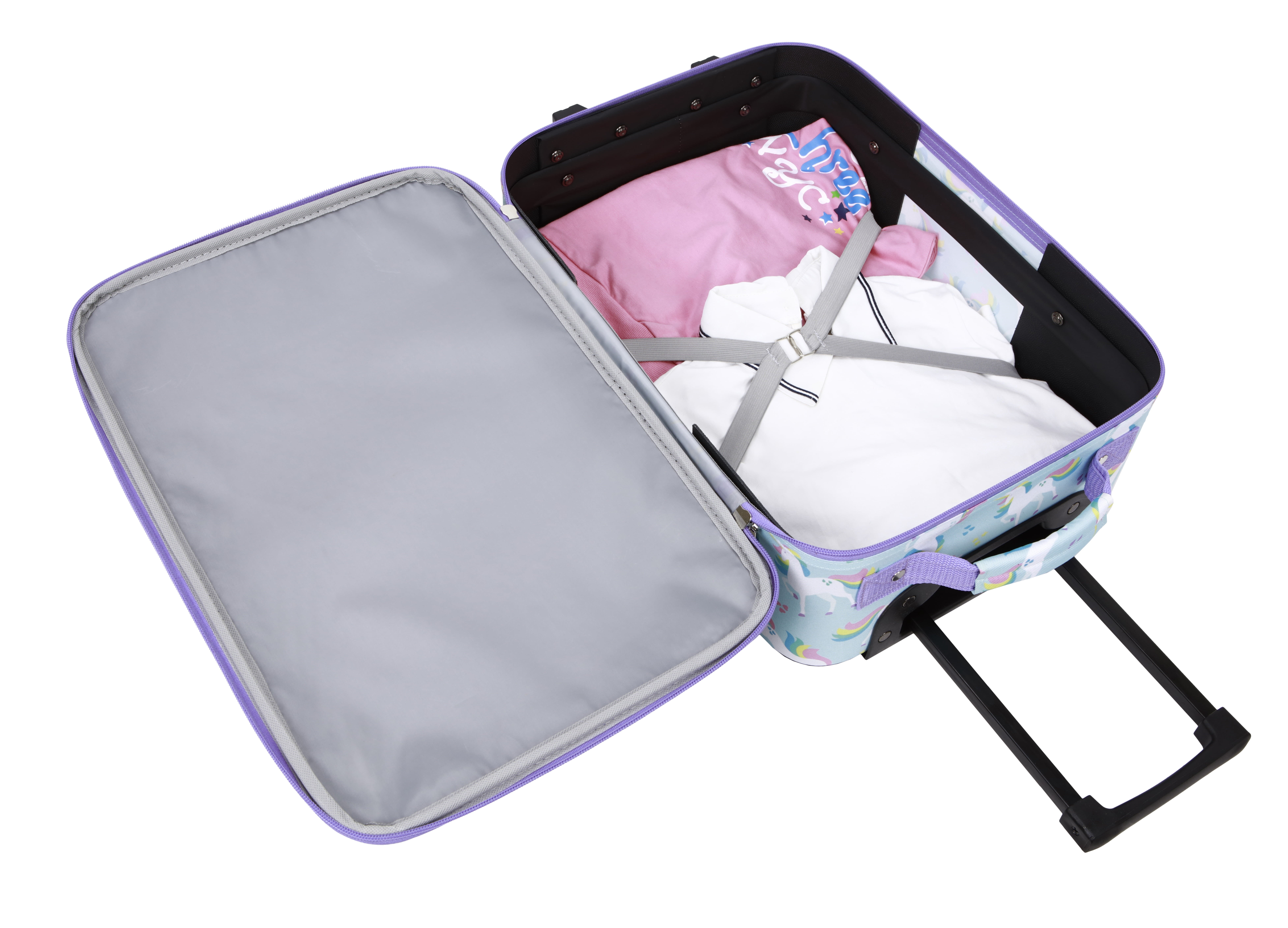 Protege 18" Softside Kids Pilot Case Carry-On Luggage, Unicorn