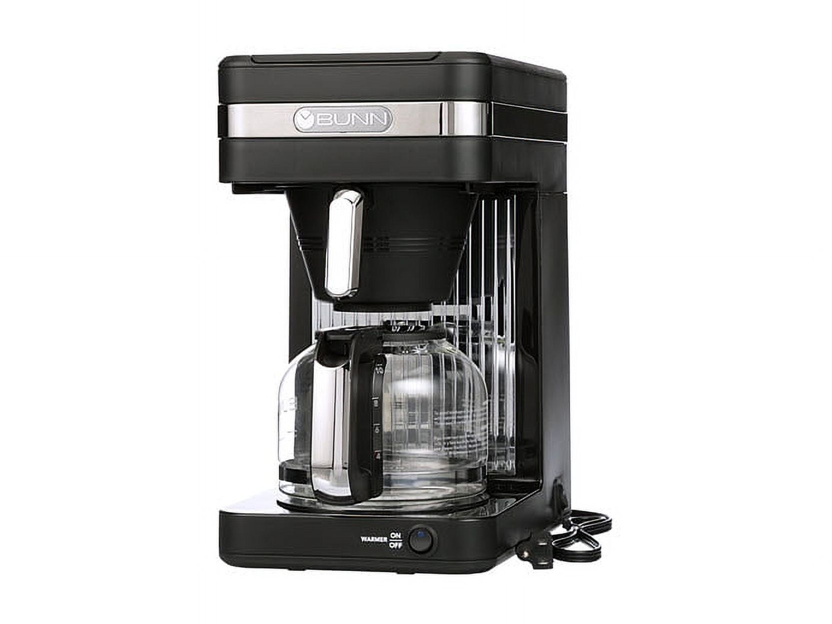 BUNN CSB2B Speed Brew Elite 10-Cup Drip Coffee Maker, Black/SST, 52700.0002
