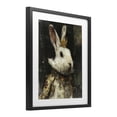 thumbnail image 2 of Stupell Industries Traditional Regal Hare Portrait Black Framed Print Under Glass, 17 x 21, by Svetlana Aleynikova, 2 of 8