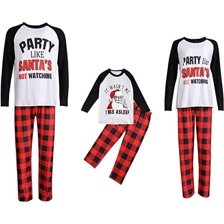 

Hirigin Christmas Family Matching Pajamas Set Cute Deer Adult Kid Family Matching Clothes Xmas Top+Pants
