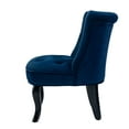 thumbnail image 4 of Jane Upholstered Tufted Accent Chair in Navy, 4 of 9