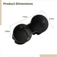 thumbnail image 4 of Center Console Cup Holder Insert, Compatible with Tesla Model 3 Model Y, Silicone Cup Holder Insert, Dual Cup Holder, Anti-Slip Design, Fits 3.1 in Cups or Bottles, Easy to Clean, Black, 4 of 5