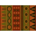 thumbnail image 1 of Ahgly Tapis Rectangulaire Lavable en Machine Rouge Tomate, 6 Pieds x 9 Pieds, 1 of 7
