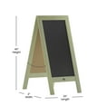 thumbnail image 5 of EMMA + OLIVER Rustic Vintage A-Frame Chalkboard with Magnetic Surface, 5 of 11