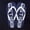 Dark Blue, variant on Trendy Flip-Flops for Men in Korean Style, Featuring Non-Slip Toe Clips, Perfect for Casual Beach Outings And Fashionable Outdoor Activities