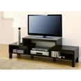 thumbnail image 2 of Bowery Hill Modern Wood TV Stand for TVs up to 60'' in Black, 2 of 10