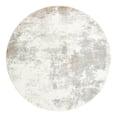 thumbnail image 3 of Unique Loom Soft Touch Shag Collection Area Rug - Kofi (7' 10" Round Khaki/Ivory), 3 of 7