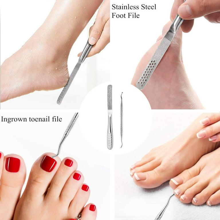 JESOT Callus Shaver, Foot Shaver Callus Remover for Feet Hand Care with  Foot File, 10pcs Blades, Foot File Head and Dead Skin Storage Cover (15Pcs  in Total) 