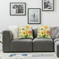 thumbnail image 3 of Nawypu  Spring Floral Throw Pillow Covers  Home Sweet Home Flowers Truck Farmhouse Decorative Pillows Soft Cushion Cases for Couch Sofa Bed Home Decor 2pcs  12x12in, 3 of 6