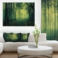 thumbnail image 1 of Green Light in Thick Mist Forest, 1 of 3