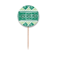 thumbnail image 1 of Green Hills Mexico Totems Ancient Civilization Toothpick Flags Round Labels Party Decoration, 1 of 3
