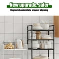 4Tier Wire Shelving Unit Storage Rack Metal Shelf Organizer Black