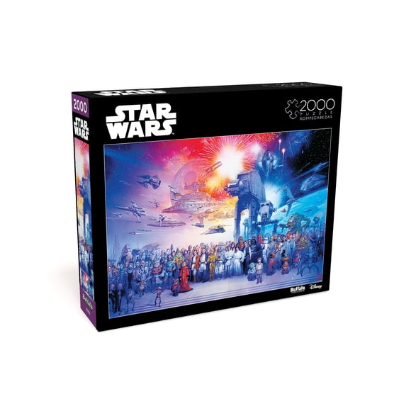 Buffalo Games Star Wars You were The Chosen One 2000 Piece Jigsaw Puzzle for Adults Challenging Puzzle Perfect for Game Nights - Finished Puzzle Size is 38.50 x 26.50