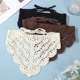 thumbnail image 6 of Liuchenyi Headscarf Hair Scarfs Head Bandanas for Women Fashion Floral Triangle Head Scarf Hair Accessories White, 6 of 8