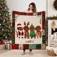 thumbnail image 4 of Halloween Flannel Quilted Throw Blanket, Soft Cozy Throw Blanket for Couch, Warm Decorative Throw Blanket for Winter, 4 of 7