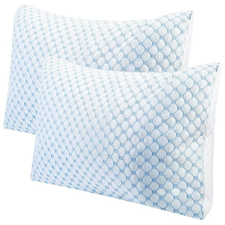 2pcs King Ventilated Soft Bed Pillow