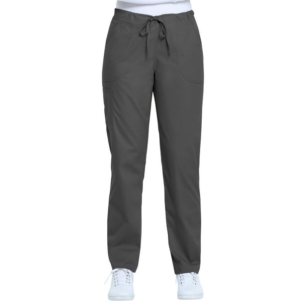 Scrubstar Women's Tall Core Essentials Stretch Drawstring Cargo Scrub