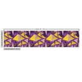 thumbnail image 3 of Ambesonne Geometric Fabric by the Yard Upholstery, Funny Memphis, 1 Yard, Yellow Purple, 3 of 5