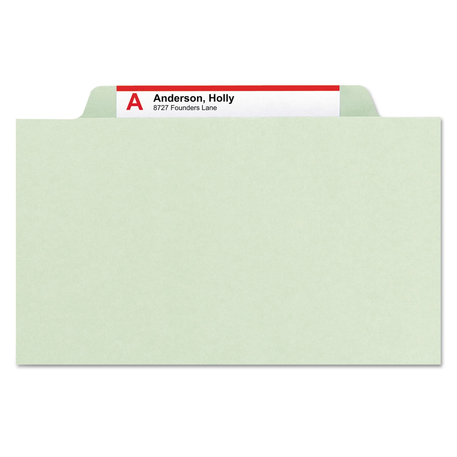 Smead Pressboard Classification File Folder with S