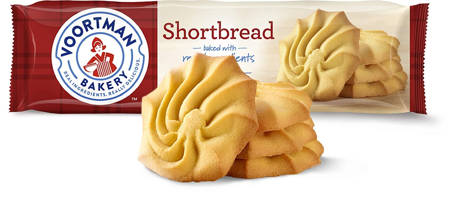 Voortman, Shortbread Cookies, 12.3oz Bag (Pack of 4)